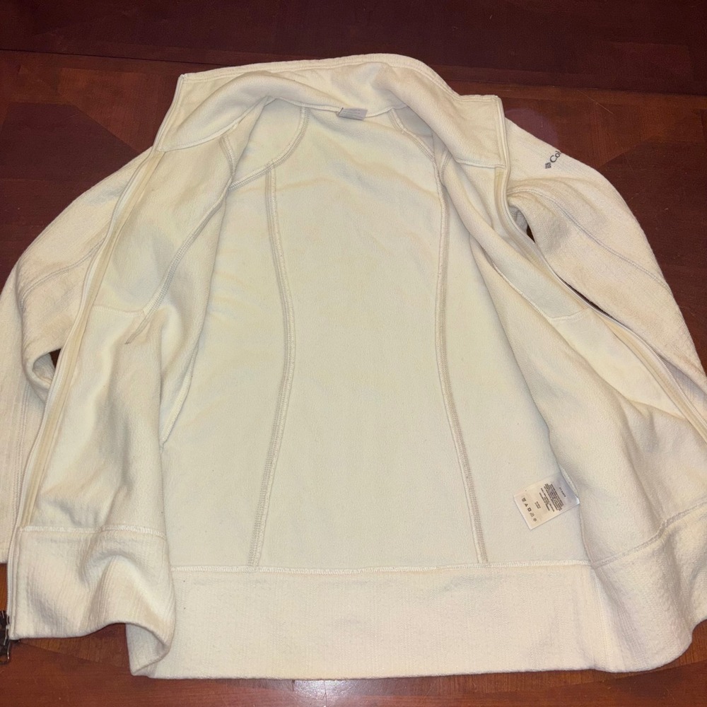 Columbia Omni-Shield | Womens XS | Full Zip Ribbed Knit Tapered Waist Sweater - Picture 6 of 11
